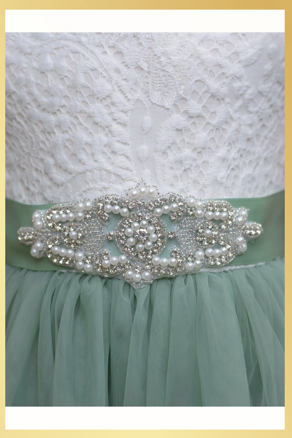 Rhinestone Sash