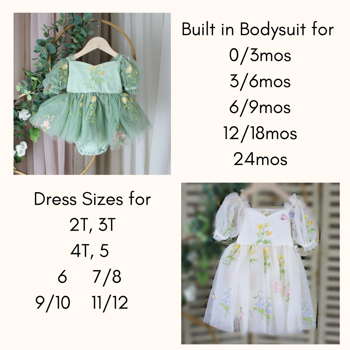 The Wildflower - Baby Floral Dress - Dusty Purple