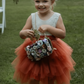 Burnt Orange Sleeveless Flower Girl Dress – Daisy