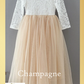 Tulle Flower Girl dress in champagne