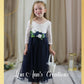 Navy Flower Girl Dress