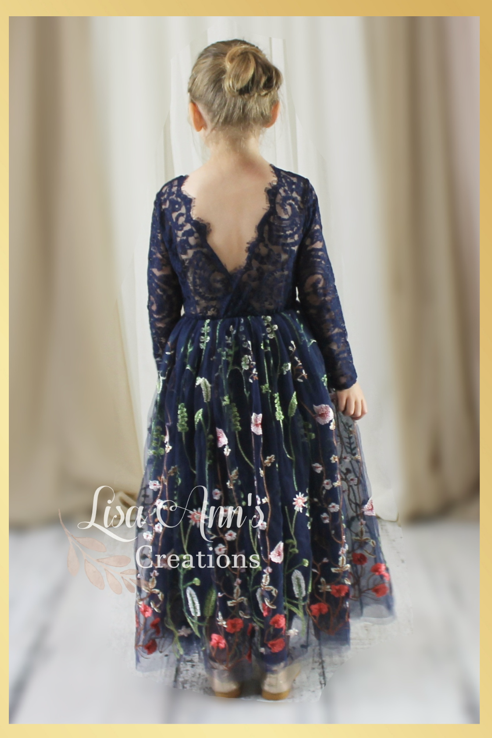 Floral Flower Girl dress