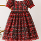 Girls Christmas Dress | Red Green Plaid