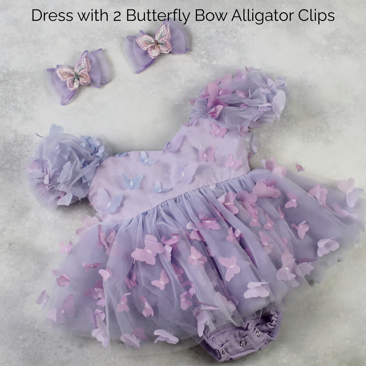 1st birthday romper for baby girl in a lavender ombre butterfly for  butterfly birthday
