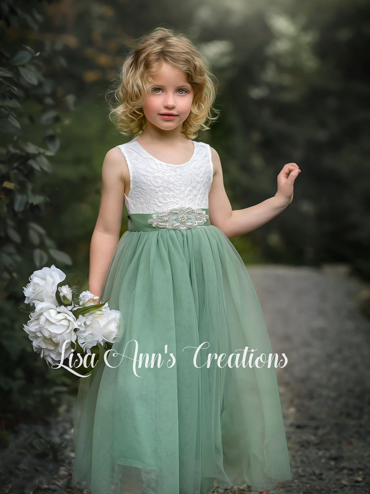 The Peony - Sage Green Dress - Sleeveless